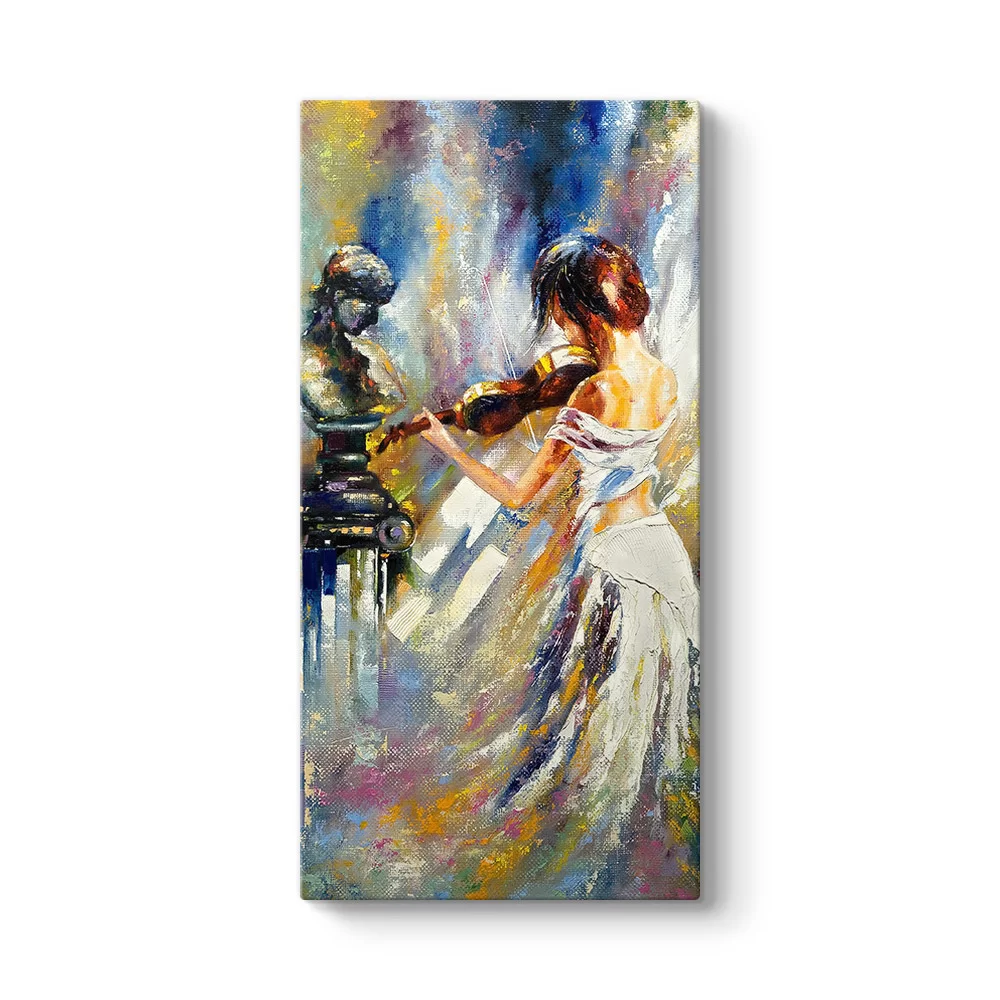 Girl Playing Violin Tablo - Model 7